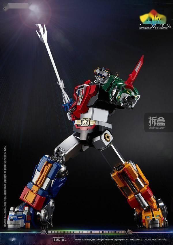 机器人|Blitzway 新品： 百兽王Voltron(战神金刚) -CARBOTIX系列可动手办（38CM高）