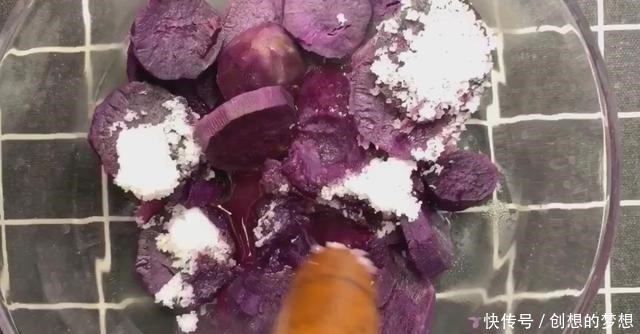 自从学会紫薯这样吃,儿子吃一次馋一次,又香又解馋,做法超简单