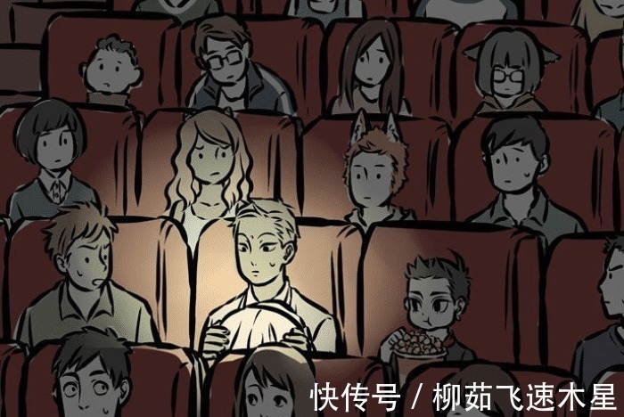 观音|非人哉神怪看电影,观音因大光相离场,敖烈、哮天场内“下雨”