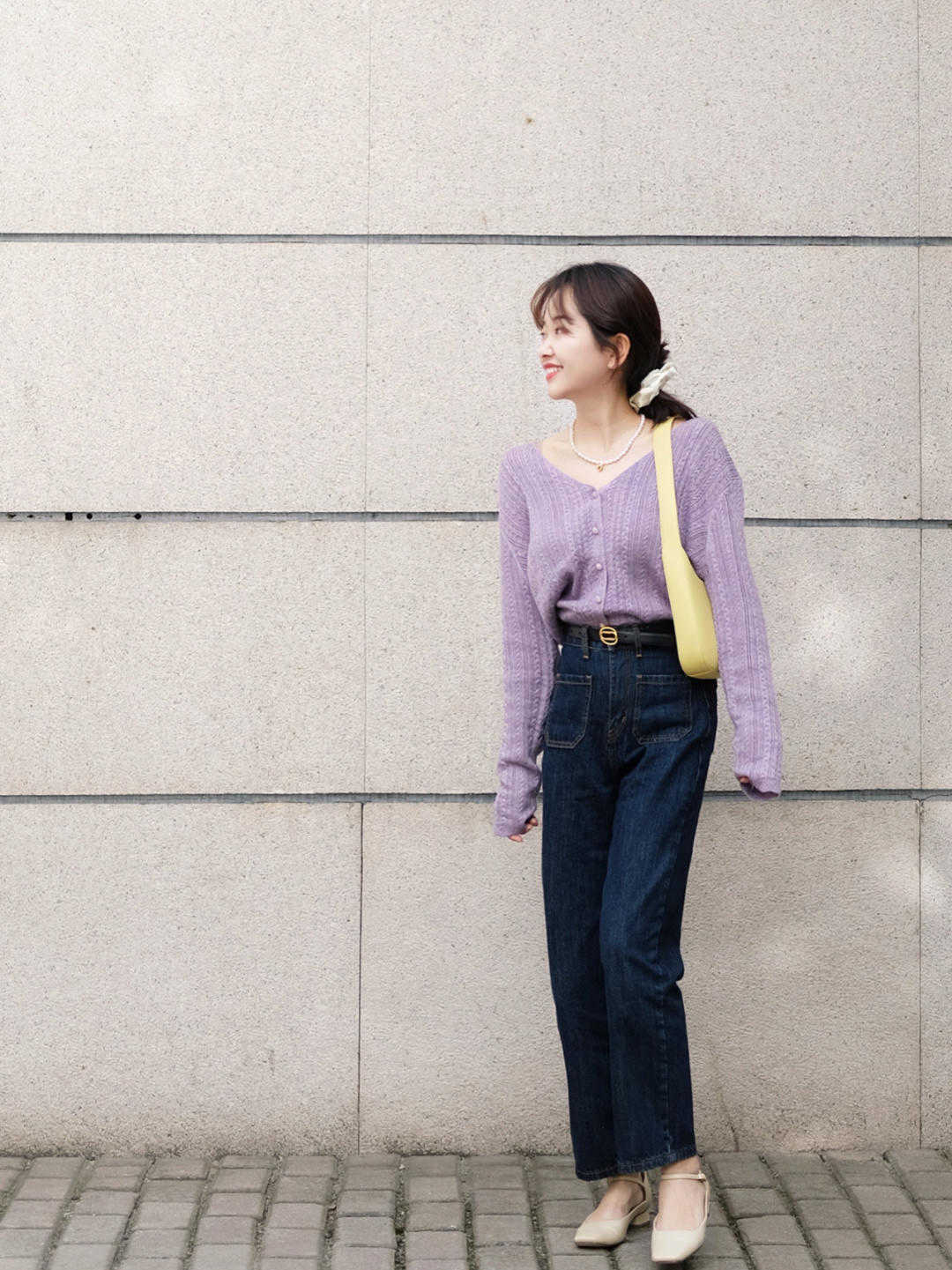 v领|被这些时尚惊艳了!最简单的针织衫,搭配出高级感,简约优雅