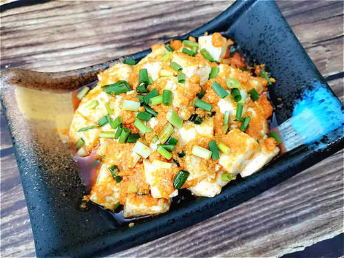 蟹黄豆腐|小雪后，豆腐这样做才解馋！鲜嫩入味又营养，一大盘都不够吃