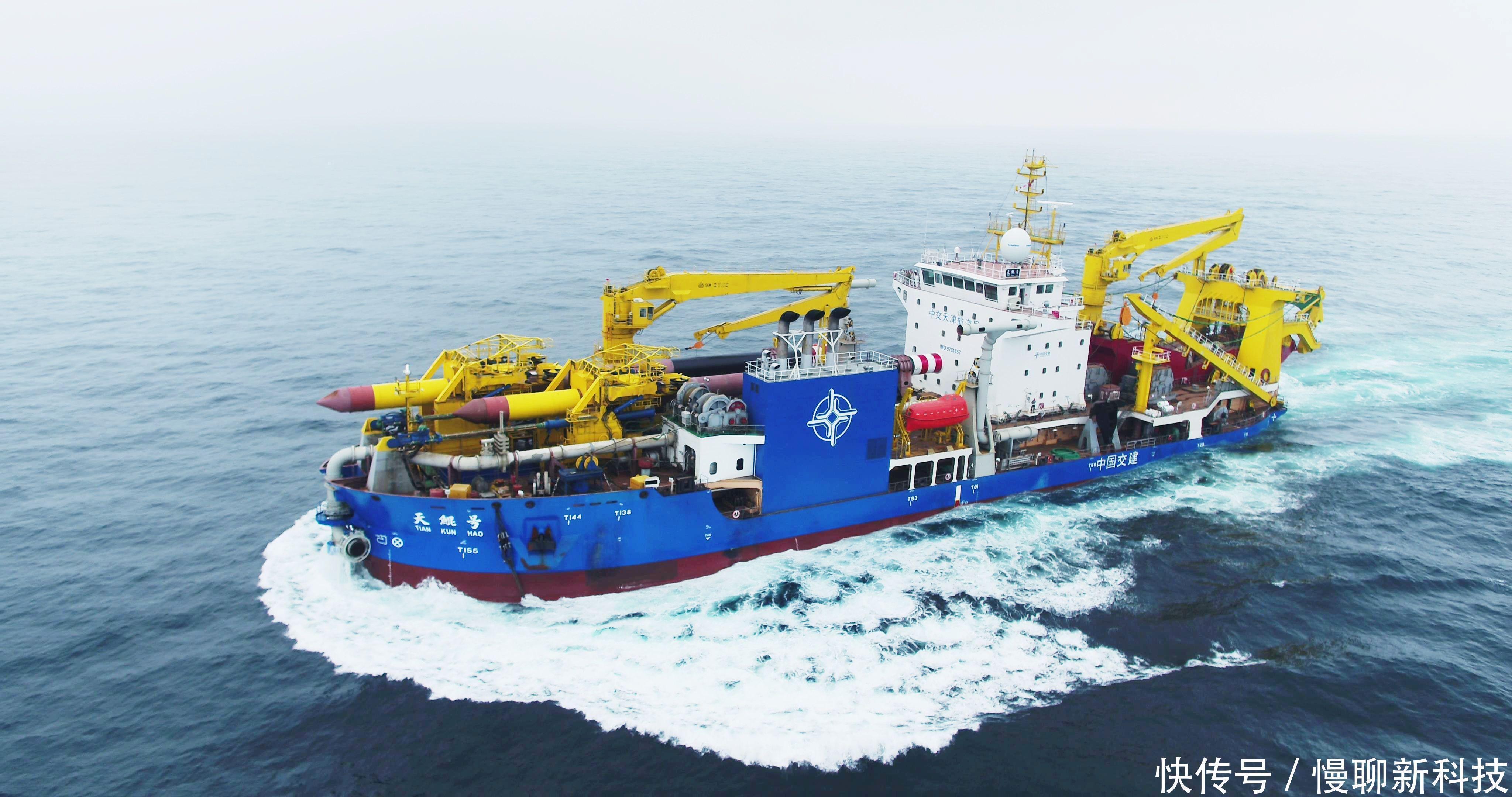 亚洲第一!中国造岛神器“天鲲号”,填满水立方仅需一周