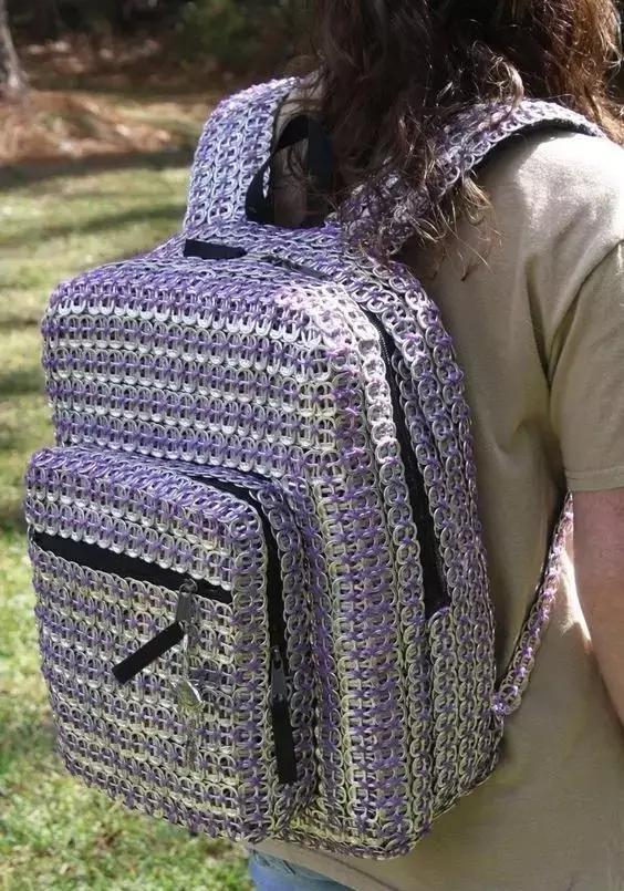 易拉罐喝完别扔，把环收集，简单的改一改，可做出很多妙用作品