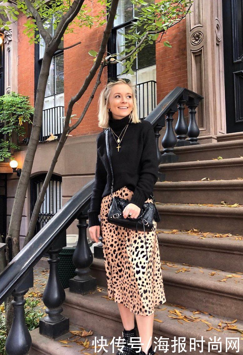 半裙|显瘦不挑人的半身裙，可能就是她们身上的这条了吧