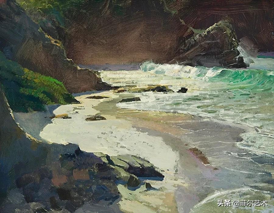 真实性|美国画家杰森·萨克兰色彩优美的外光派风景油画作品欣赏