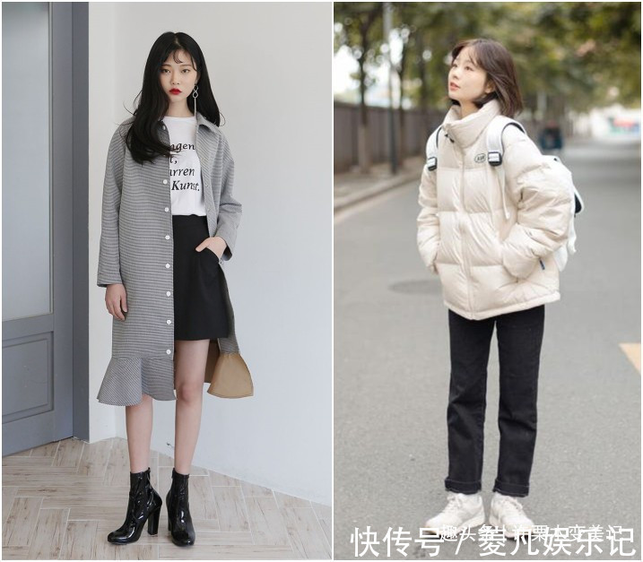 矮个子 大衣+短裙、羽绒服+九分裤,才是矮个子的正确穿搭,谁先穿谁美