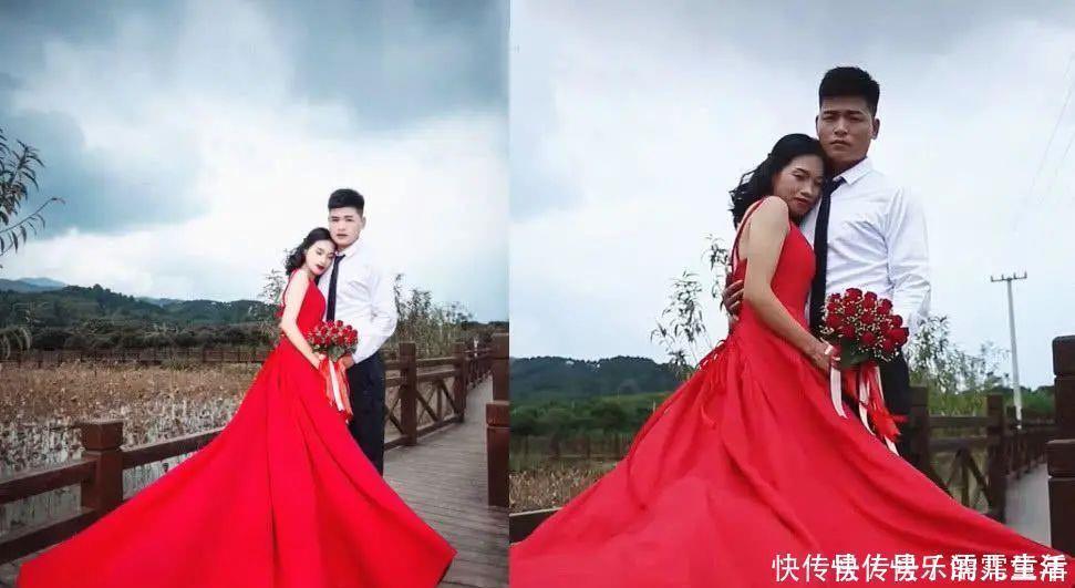 新郎新娘|婚纱照p图前后对比照,超强反差让人咋舌,新郎:这我老婆?