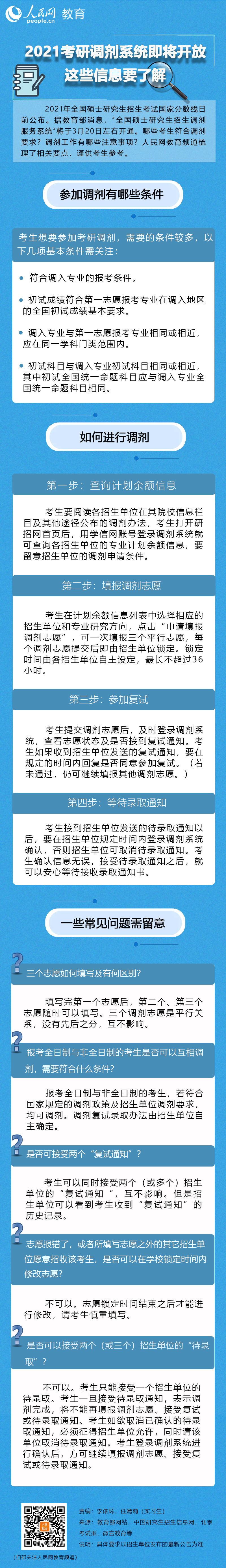 2021全国考研调剂系统即将开放这些信息要了解