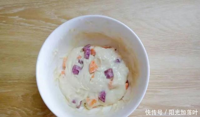 返蜜地瓜发糕|好看又好吃的点心