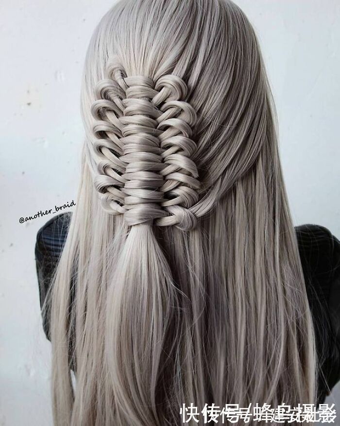 发型 65张编发照片,这哪是编头发分明是画画,图3这发型一次要半天