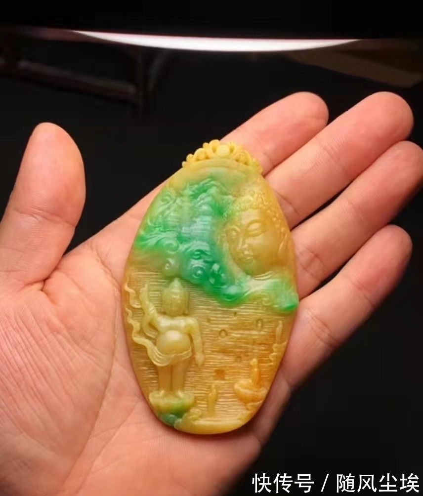 雕刻#种水一般但色彩丰富的翡翠应该怎样雕刻呢?看完您就学会了