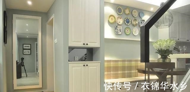 楼梯|150㎡现代美式, 复式楼的过道, 利用得真巧!