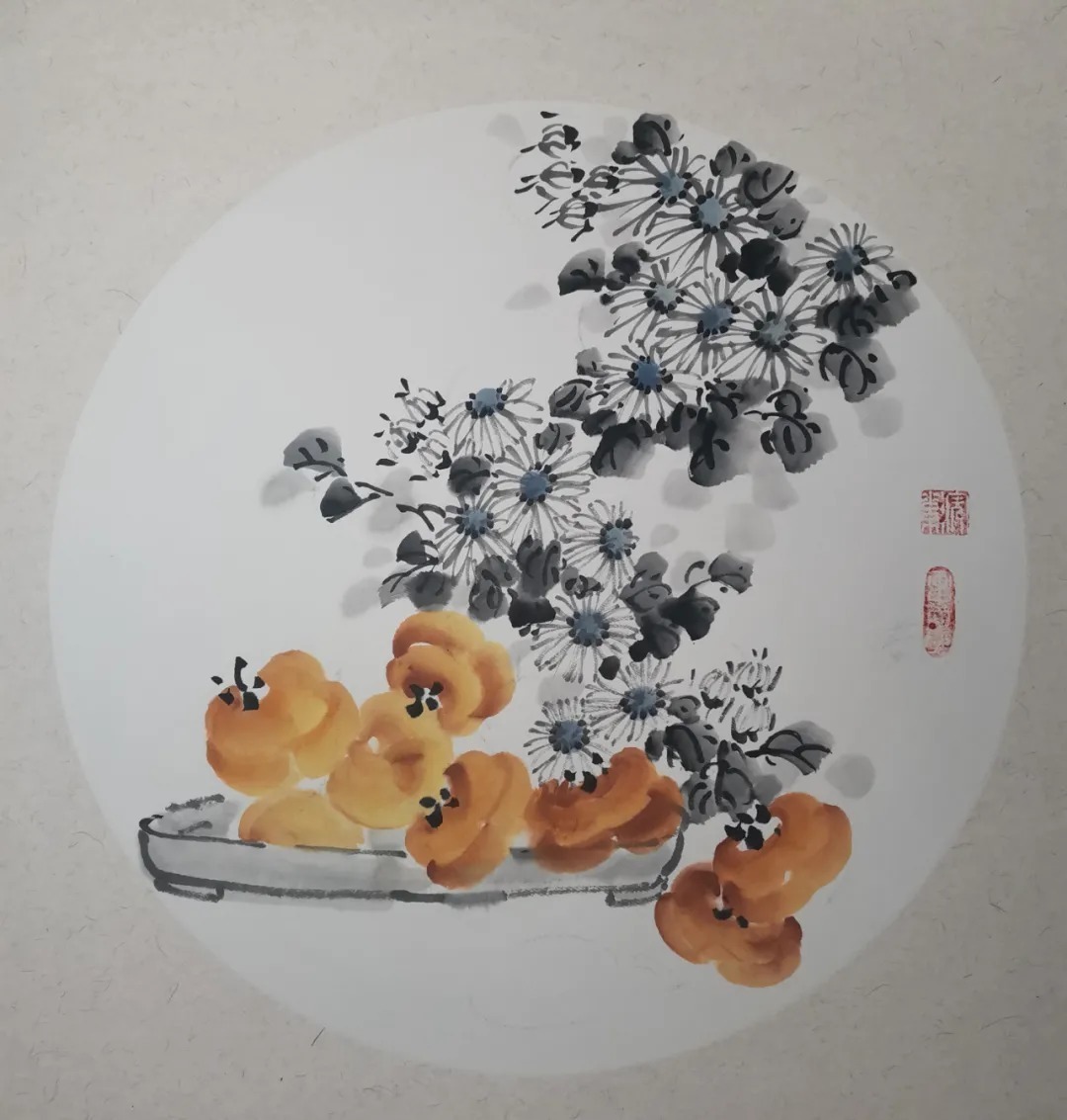蔡玲!《书画南北方》一一《写意生活艺术组合》迎春中国画小品展