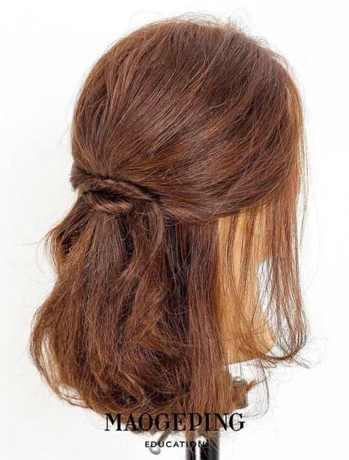 三款日系齐肩短发编发，变身氧气美少女