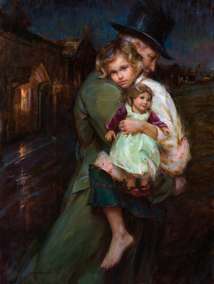 肖像!充满色彩、自由、深度的笔触的人物肖像油画作品