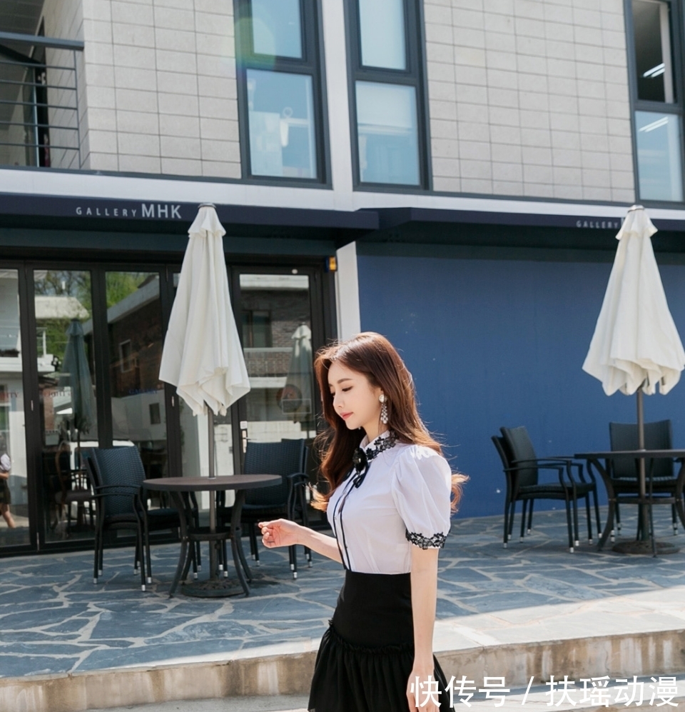 洋裙|皎月万花筒剪影花藤系带洋裙