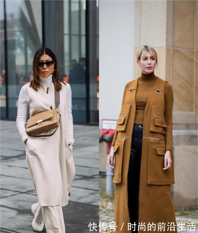 大衣 马甲这么穿美呆了，收下这份马甲搭配攻略，时髦百搭还轻松显瘦！