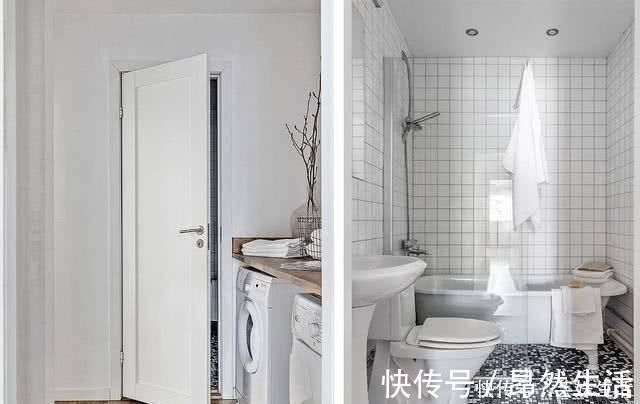 玄关|晒晒102平新房,老婆坚持在过道上做洗衣房,家人不满