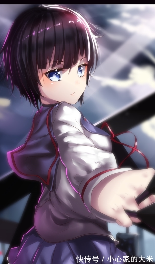 全面屏|《终结的炽天使》雪见时雨,动漫全面屏壁纸,冰山形态的冷美人