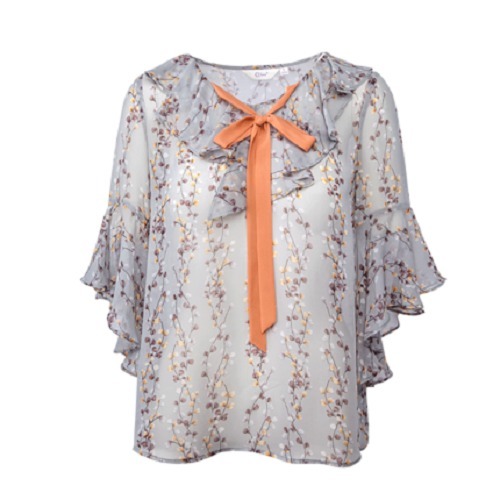 蕾丝 简约干练雪纺衫,尽显职场女神范