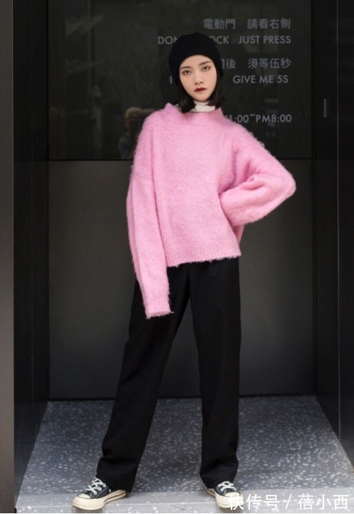 平底鞋|有品味的女人都在穿“烟筒裤”,配羽绒服、大衣超显瘦,都想照搬