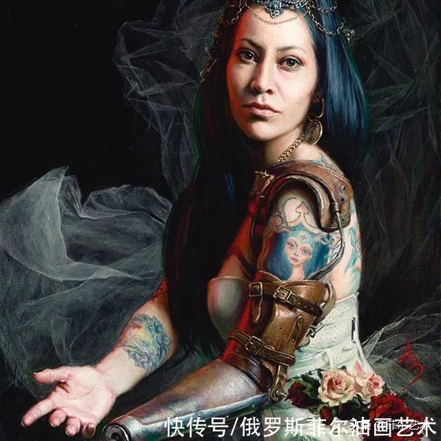 曼努克&自然野性!亚美尼亚女艺术家曼努克的唯美油画作品欣赏