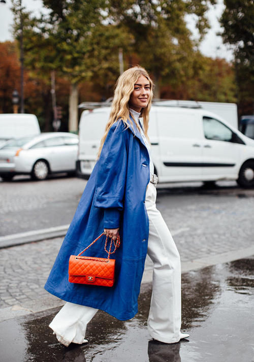 风衣＋豆腐裤，今年入春必学穿搭，年过40也很时髦