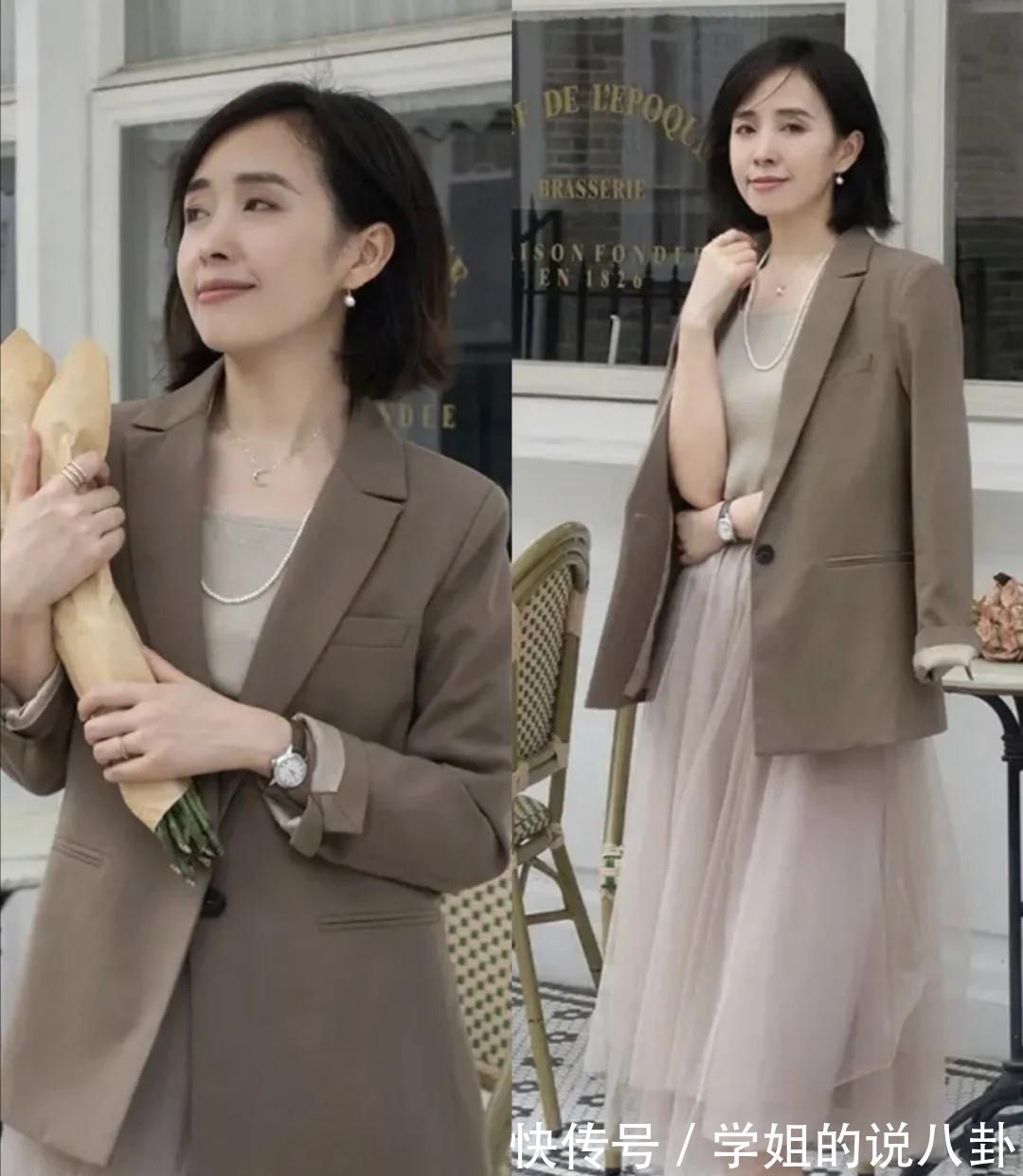 颜色 聪明的女人穿西装,都掌握这3个小技巧!搭配好了高级又显瘦