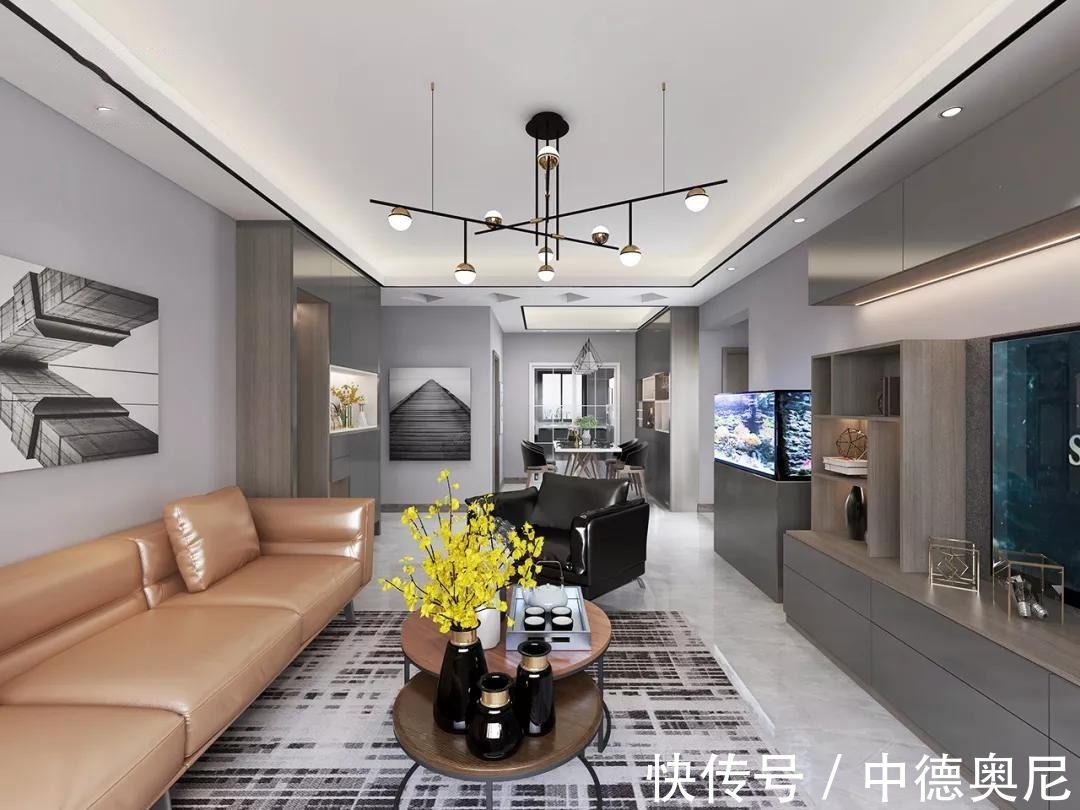 客厅|优雅的灰调空间，优雅、大方、耐看