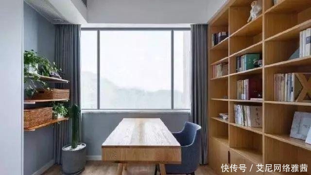 蓝白色|110平米简约风格之家，略带北欧风格的小清新，时尚大气！