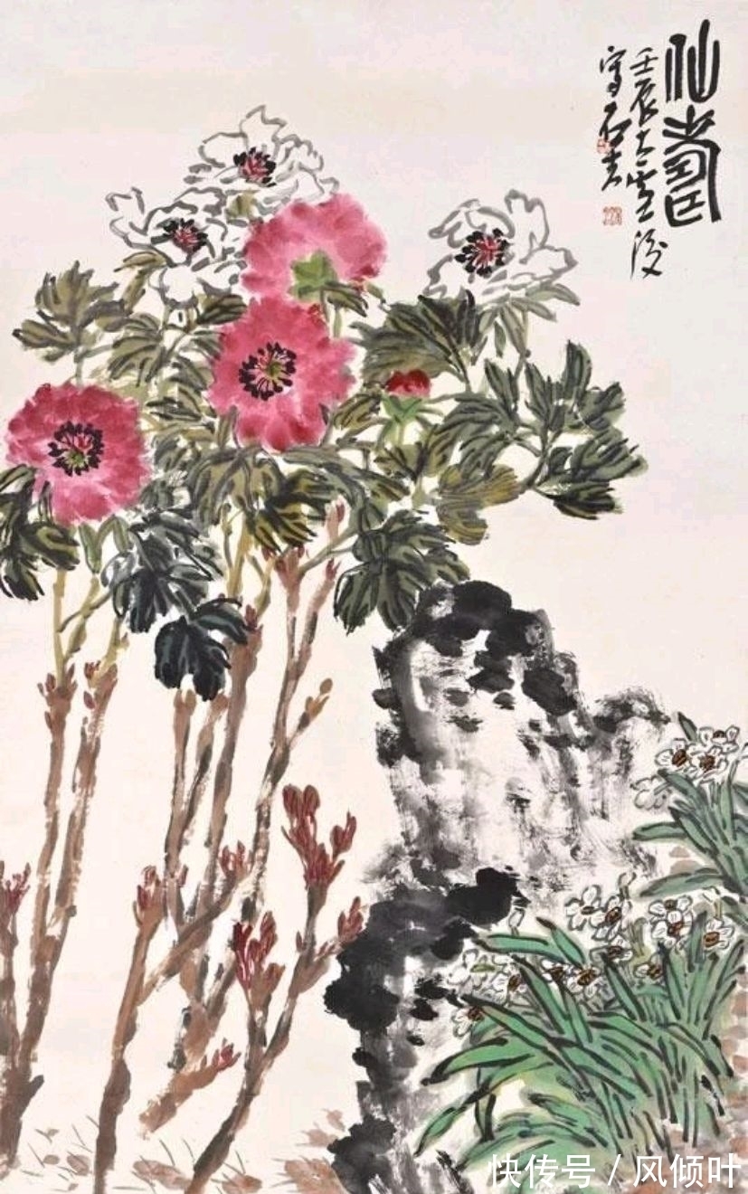 郭石夫$北京画院|郭石夫花鸟画,有书卷气的大写意