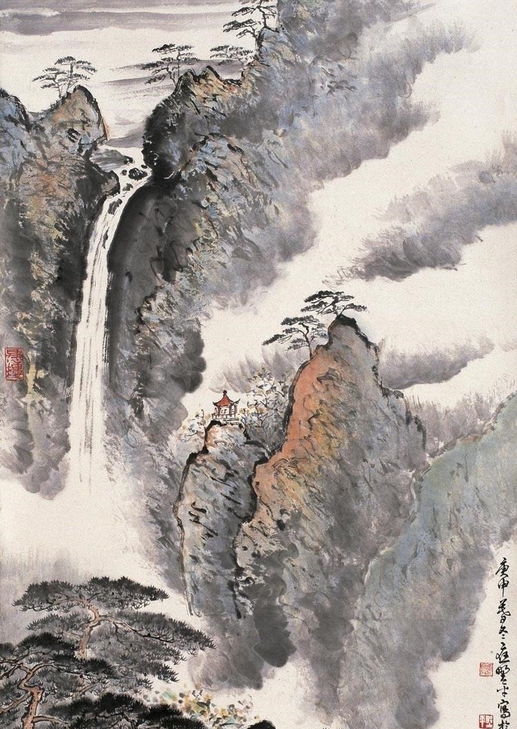 大山!一起学书画:好美的大山,让人有一种立刻想走入其中的冲动