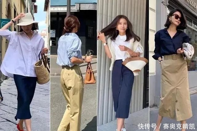 t恤|戒不掉的简约“轻熟风”,4个穿搭要点、多种搭配示范,超实用!