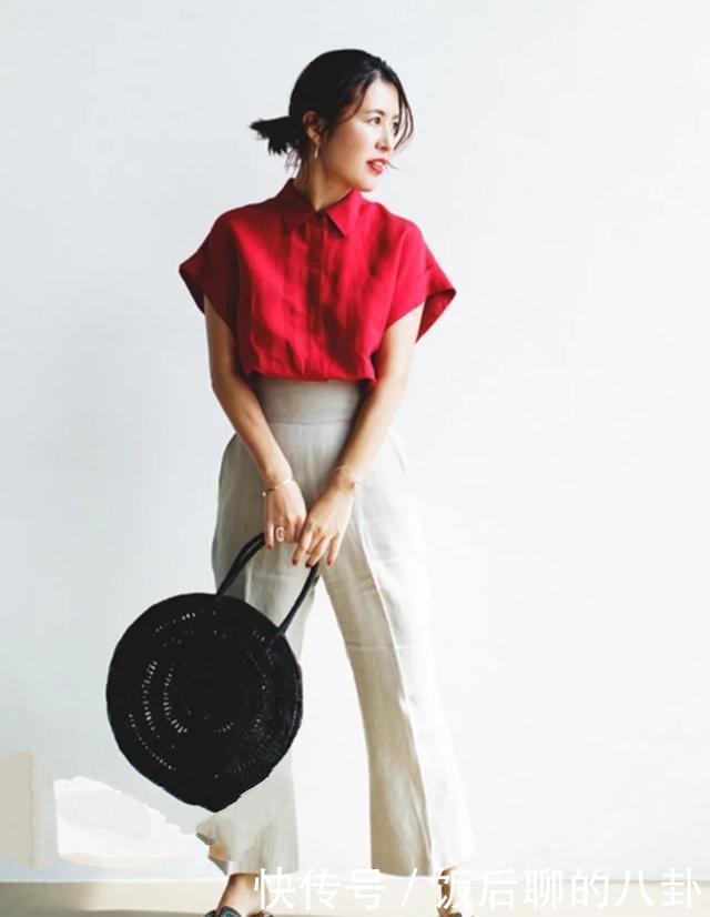 娃娃衫|矮胖还年纪大又怎样,看这位年过50的日本博主,穿搭舒适又优雅