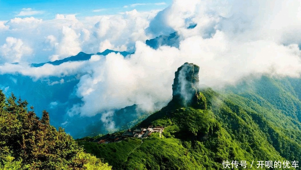 索道|梵净山索道又长又快，穿越云海，山泉清澈见底