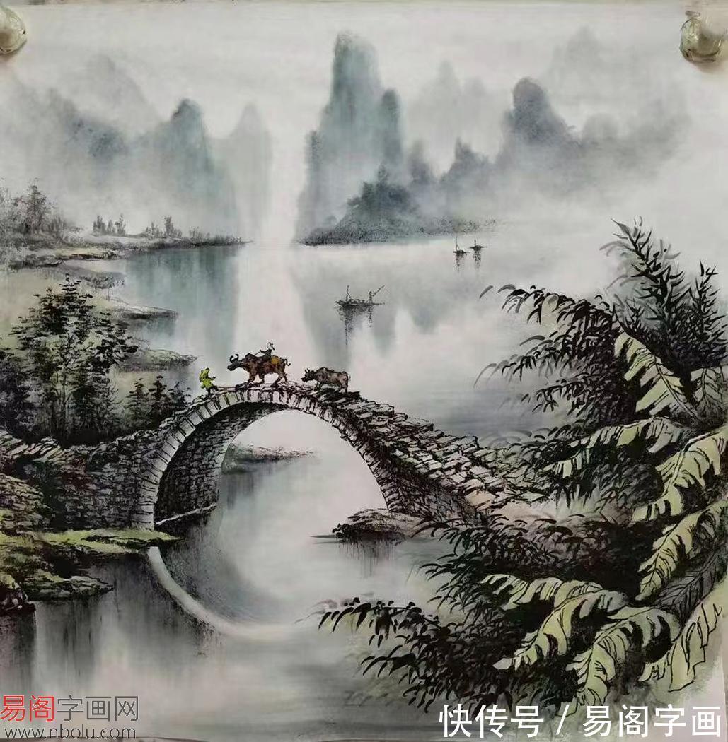 画家|画家周国民 用彩墨绘出无声的诗