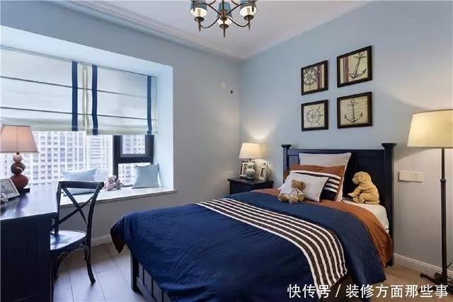 时尚|简美式三室两厅,客厅厨房餐厅呈开放式，全屋时尚、敞亮、大气!