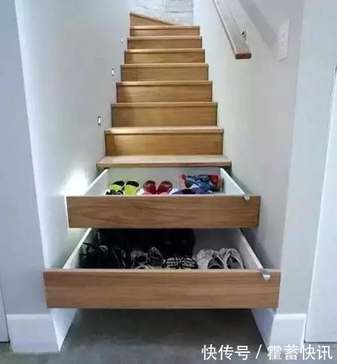 收纳|楼梯还能怎么''玩''看收纳达人的巧妙利用,5种设计方案太实用