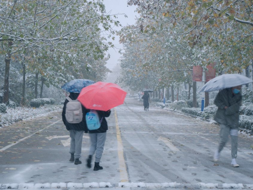 冬雪|山传初雪，许你一场深情共白头