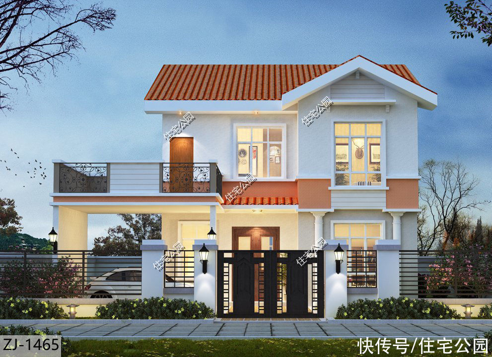 图纸|10套小户型农村别墅图纸，第6第7套建的人最多，最后一套颜值最高