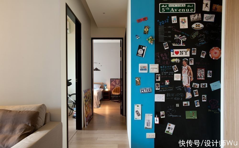 磁性|家里DIY黑板墙超简单，让孩子尽情挥洒想像力