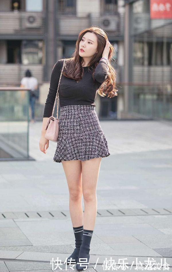鹿皮绒 时髦性感的短裙,将女性的魅力凸显出来,这个季节回头率全靠它