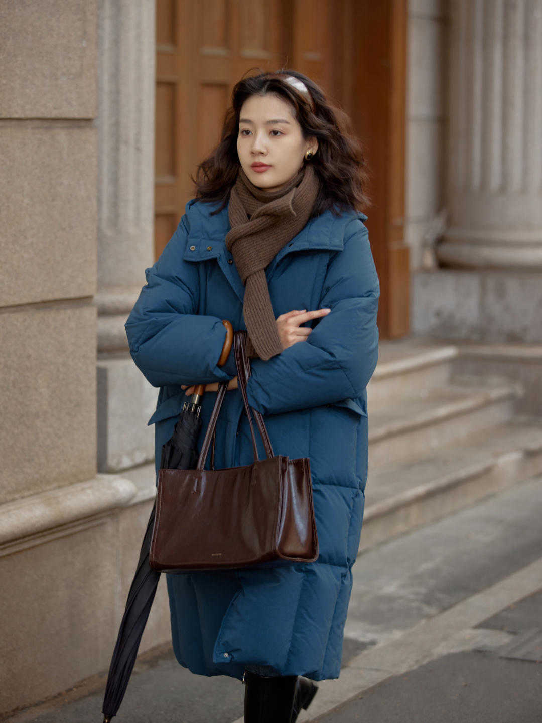 修饰|羽绒服要遮肉更要时髦,看潮人给你亲身示范,好用还简单!