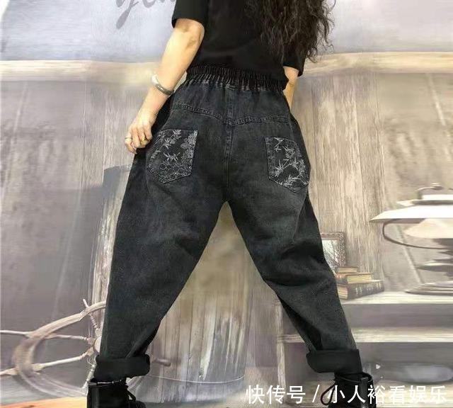 酷酷的女士从不穿紧身裤!今冬主流哈伦工装裤,配上皮靴更显气质