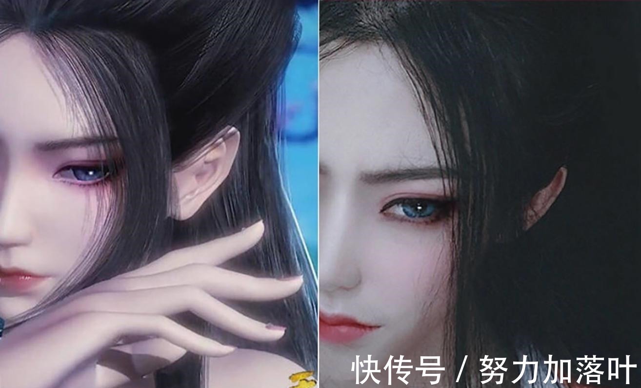 小姐姐|二次元仿妆可以以假乱真,富江毫无破绽,史莱克七怪无懈可击