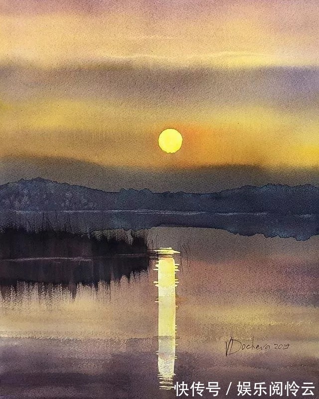 屏保$充满仙气的水彩画，每一张都可以用来做屏保！