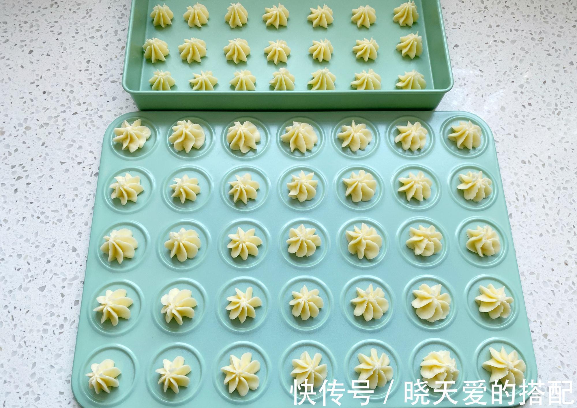 香酥掉渣的黄油饼干在家就能做,制作简单不含添加剂,孩子也能吃