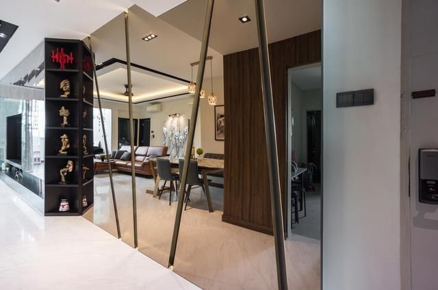 电视墙|精心设计现代简约风，223㎡复式大半年时间才完工，比别墅还霸气