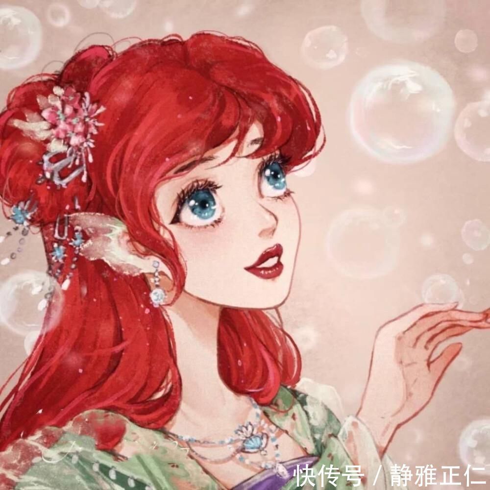 贝儿公主|以中国风的方式打开迪士尼,仙蒂公主像大家闺秀,艾莎依然女王范