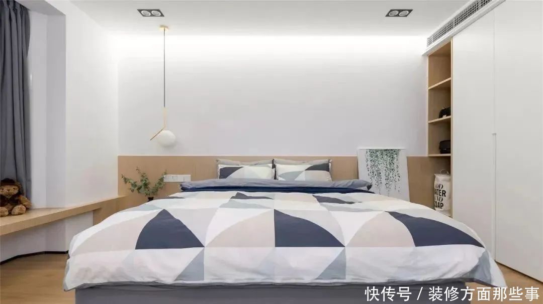 装修|120㎡简约风格装修效果,用隐形门和凌乱说再见!